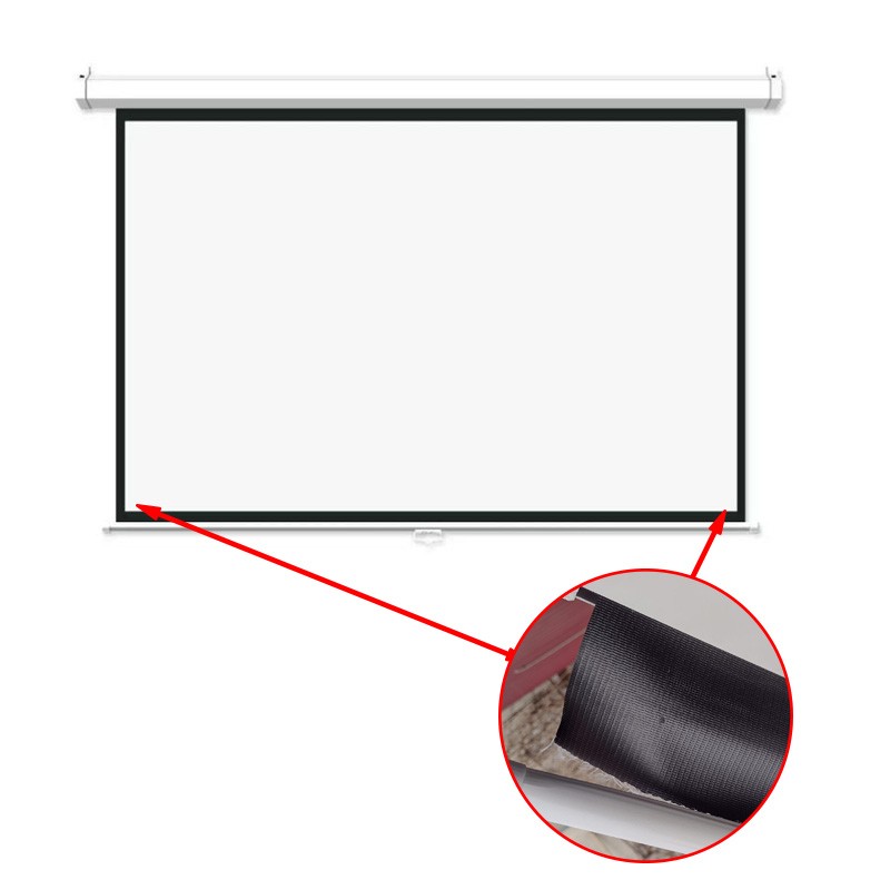 Ecran pentru proiectie 100 inch, format 16:9, portabil, sistem prindere, alb mat, RESIGILAT - imagine 17